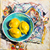 Lemon's in a Blue Bowl